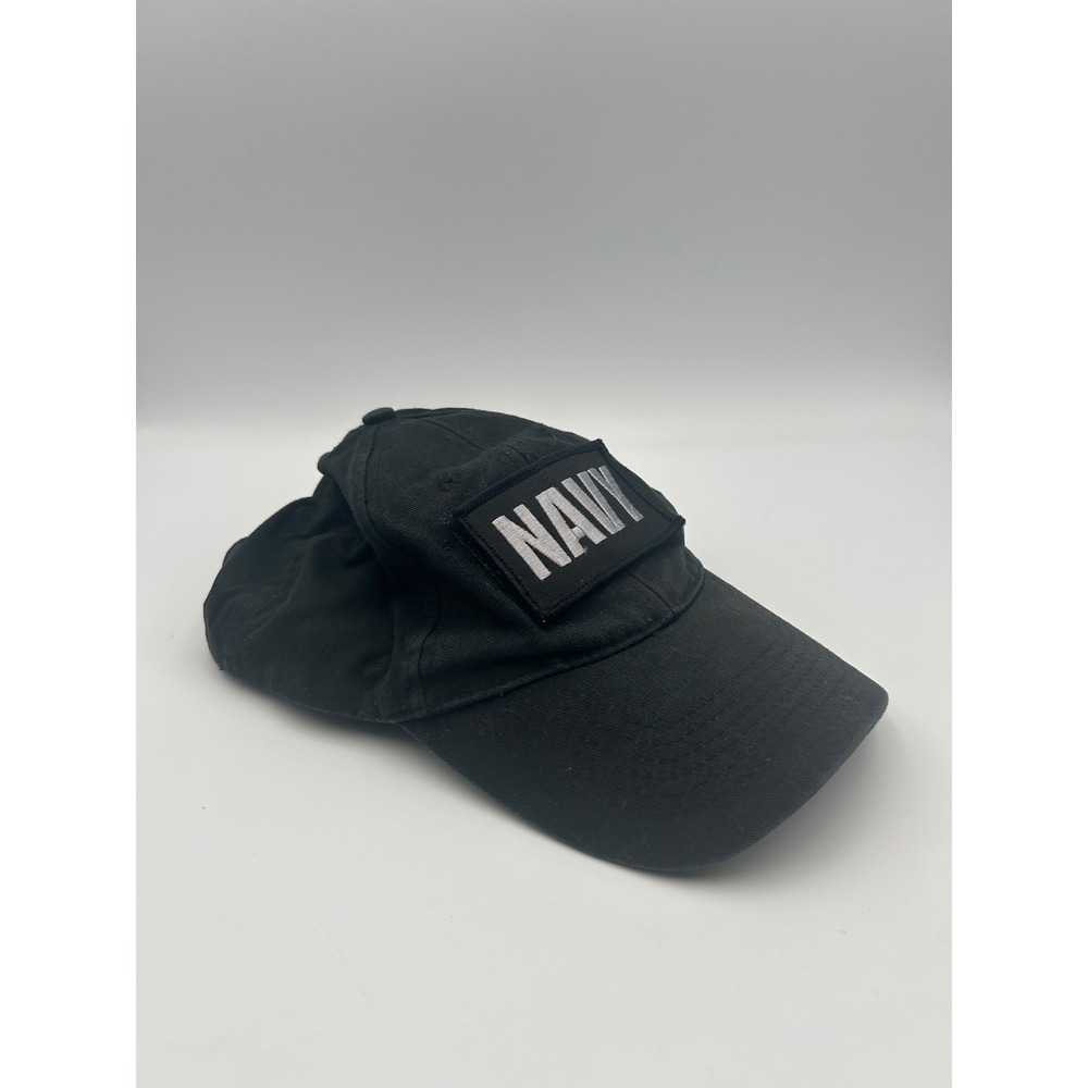 Eagle Crest US Navy Ball Cap Black Adjustable Cotton Military Hat B1204
